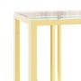 Console table stainless steel and glass 110x30x70 cm by vidaXL, Side tables - Ref: Foro24-350026, Price: 178,77 €, Discount: %