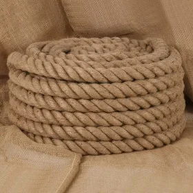 Jute rope 5 m long and 40 mm thick by vidaXL, Ropes and metal cords - Ref: Foro24-153775, Price: 39,71 €, Discount: %