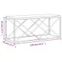 Couchtisch aus Edelstahl und massivem Recyclingholz von vidaXL, Couchtisch - Ref: Foro24-349965, Preis: 92,43 €, Rabatt: %