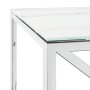 Stainless steel and glass coffee table 110x45x45 cm by vidaXL, Coffee table - Ref: Foro24-349963, Price: 136,74 €, Discount: %