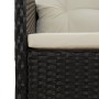 5-teiliges Gartenmöbel-Set und schwarze synthetische Rattankissen von vidaXL, Gartensets - Ref: Foro24-319681, Preis: 230,94 ...
