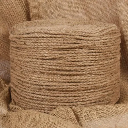 Jute rope 250 m long and 6 mm thick by vidaXL, Ropes and metal cords - Ref: Foro24-153741, Price: 43,18 €, Discount: %