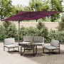 Hängeschirm mit burgunderroter Aluminiumstange 400x300cm von vidaXL, Sonnenschirme - Ref: Foro24-319924, Preis: 226,68 €, Rab...