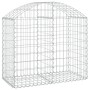 Galvanized iron arch-shaped gabion basket 100x50x80/100cm by vidaXL, Pots and planters - Ref: Foro24-153434, Price: 36,53 €, ...