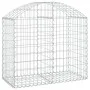 Galvanized iron arch-shaped gabion basket 100x50x80/100cm by vidaXL, Pots and planters - Ref: Foro24-153434, Price: 36,19 €, ...