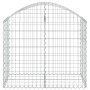 Galvanized iron arch-shaped gabion basket 100x50x80/100cm by vidaXL, Pots and planters - Ref: Foro24-153434, Price: 36,53 €, ...