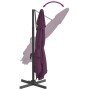 Hängeschirm mit burgunderroter Aluminiumstange 400x300cm von vidaXL, Sonnenschirme - Ref: Foro24-319924, Preis: 226,68 €, Rab...