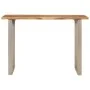 Solid acacia wood dining table 110x50x76 cm by vidaXL, Kitchen and dining tables - Ref: Foro24-350293, Price: 198,55 €, Disco...