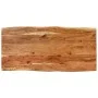 Solid acacia wood dining table 110x50x76 cm by vidaXL, Kitchen and dining tables - Ref: Foro24-350293, Price: 198,55 €, Disco...
