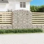 Cesta gaviones forma arco hierro galvanizado 200x50x200/220 cm de vidaXL, Maceteros y jardineras - Ref: Foro24-153480, Precio...