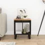 Beistelltisch aus massivem Akazienholz und Sperrholz 40x31x46 cm von vidaXL, Nachttische - Ref: Foro24-350645, Preis: 53,55 €...