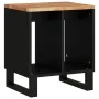 Beistelltisch aus massivem Akazienholz und Sperrholz 40x31x46 cm von vidaXL, Nachttische - Ref: Foro24-350645, Preis: 53,55 €...