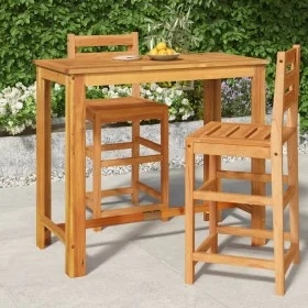 Tall garden table made of solid acacia wood 120x60x105 cm by vidaXL, Garden tables - Ref: Foro24-319701, Price: 179,99 €, Dis...