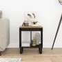 Recycled wood and plywood side table 40x31x46 cm by vidaXL, Nightstands - Ref: Foro24-350646, Price: 47,41 €, Discount: %