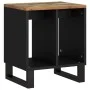 Recycled wood and plywood side table 40x31x46 cm by vidaXL, Nightstands - Ref: Foro24-350646, Price: 47,41 €, Discount: %