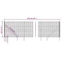 Wire fence with anchor spikes green 1.4x25 m by vidaXL, fence panels - Ref: Foro24-154107, Price: 254,49 €, Discount: %