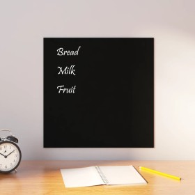 Magnetic black tempered glass wall board 40x40 cm by vidaXL, White boards - Ref: Foro24-347934, Price: 21,80 €, Discount: %