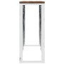Console table stainless steel and solid recycled wood by vidaXL, Side tables - Ref: Foro24-350029, Price: 180,24 €, Discount: %