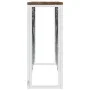 Console table stainless steel and solid recycled wood by vidaXL, Side tables - Ref: Foro24-350029, Price: 177,92 €, Discount: %