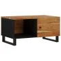 Solid acacia wood and plywood coffee table 80x50x40 cm by vidaXL, Coffee table - Ref: Foro24-350633, Price: 87,64 €, Discount: %