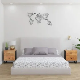 Mesitas de noche 2 uds madera maciza de acacia 40x33x46 cm de vidaXL, Mesitas de noche - Ref: Foro24-345217, Precio: 166,47 €...