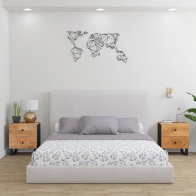 Nachttische 2 Stück aus massivem Akazienholz 40x33x46 cm von vidaXL, Nachttische - Ref: Foro24-345217, Preis: 169,57 €, Rabat...