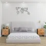 Mesitas de noche 2 uds madera maciza de acacia 40x33x46 cm de vidaXL, Mesitas de noche - Ref: Foro24-345217, Precio: 166,47 €...
