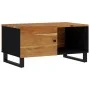 Solid acacia wood and plywood coffee table 80x50x40 cm by vidaXL, Coffee table - Ref: Foro24-350633, Price: 87,64 €, Discount: %