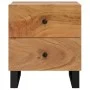 Bedside tables 2 pcs solid acacia wood 40x33x46 cm by vidaXL, Nightstands - Ref: Foro24-345217, Price: 166,47 €, Discount: %