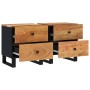 Nachttische 2 Stück aus massivem Akazienholz 40x33x46 cm von vidaXL, Nachttische - Ref: Foro24-345217, Preis: 169,57 €, Rabat...