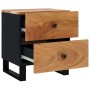 Nachttische 2 Stück aus massivem Akazienholz 40x33x46 cm von vidaXL, Nachttische - Ref: Foro24-345217, Preis: 169,57 €, Rabat...