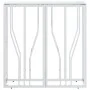 Stainless steel and glass console table 70x30x70 cm by vidaXL, Side tables - Ref: Foro24-350033, Price: 170,48 €, Discount: %
