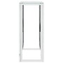 Mesa consola acero inoxidable y vidrio 70x30x70 cm de vidaXL, Mesas auxiliares - Ref: Foro24-350033, Precio: 173,66 €, Descue...