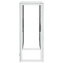 Mesa consola acero inoxidable y vidrio 70x30x70 cm de vidaXL, Mesas auxiliares - Ref: Foro24-350033, Precio: 170,73 €, Descue...