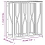 Stainless steel and glass console table 70x30x70 cm by vidaXL, Side tables - Ref: Foro24-350033, Price: 173,74 €, Discount: %