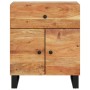 Mesita de noche madera acacia madera contrachapada 50x33x60 cm de vidaXL, Mesitas de noche - Ref: Foro24-350669, Precio: 99,8...