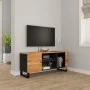 Mueble de TV madera maciza de acacia 105x33x46 cm de vidaXL, Muebles TV - Ref: Foro24-345221, Precio: 124,07 €, Descuento: %