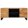 TV-Schrank aus massivem Akazienholz, 105 x 33 x 46 cm von vidaXL, TV-Möbel - Ref: Foro24-345221, Preis: 117,65 €, Rabatt: %