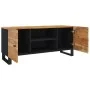 TV-Schrank aus massivem Akazienholz, 105 x 33 x 46 cm von vidaXL, TV-Möbel - Ref: Foro24-345221, Preis: 124,07 €, Rabatt: %
