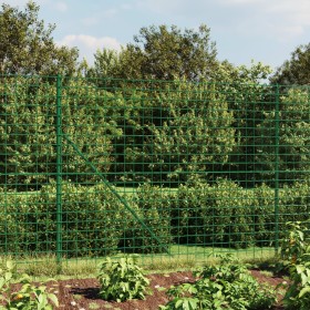 Cerca de alambre con pinchos de anclaje verde 2x25 m