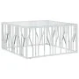 Stainless steel and glass coffee table 100x100x50 cm by vidaXL, Coffee table - Ref: Foro24-350065, Price: 218,60 €, Discount: %
