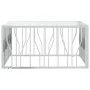 Stainless steel and glass coffee table 100x100x50 cm by vidaXL, Coffee table - Ref: Foro24-350065, Price: 218,60 €, Discount: %