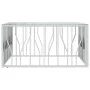 Stainless steel and glass coffee table 100x100x50 cm by vidaXL, Coffee table - Ref: Foro24-350065, Price: 218,60 €, Discount: %