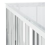 Mesa de centro acero inoxidable y vidrio 100x100x50 cm de vidaXL, Mesas de centro - Ref: Foro24-350065, Precio: 221,51 €, Des...