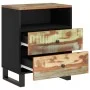 Nachttisch aus recyceltem Holz und Sperrholz 50x33x62 cm von vidaXL, Nachttische - Ref: Foro24-350666, Preis: 129,43 €, Rabat...