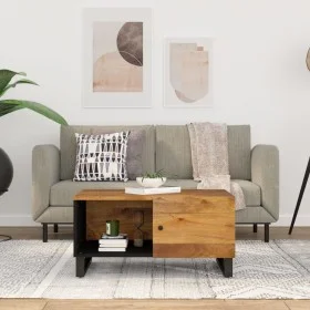 Solid mango wood and plywood coffee table 80x50x40 cm by vidaXL, Coffee table - Ref: Foro24-350635, Price: 93,33 €, Discount: %