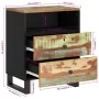 Nachttisch aus recyceltem Holz und Sperrholz 50x33x62 cm von vidaXL, Nachttische - Ref: Foro24-350666, Preis: 129,43 €, Rabat...