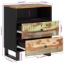 Recycled and plywood bedside table 50x33x62 cm by vidaXL, Nightstands - Ref: Foro24-350666, Price: 132,02 €, Discount: %