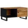 Mesa de centro madera maciza mango y contrachapada 80x50x40 cm de vidaXL, Mesas de centro - Ref: Foro24-350635, Precio: 93,33...