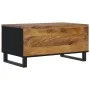 Mesa de centro madera maciza mango y contrachapada 80x50x40 cm de vidaXL, Mesas de centro - Ref: Foro24-350635, Precio: 93,33...